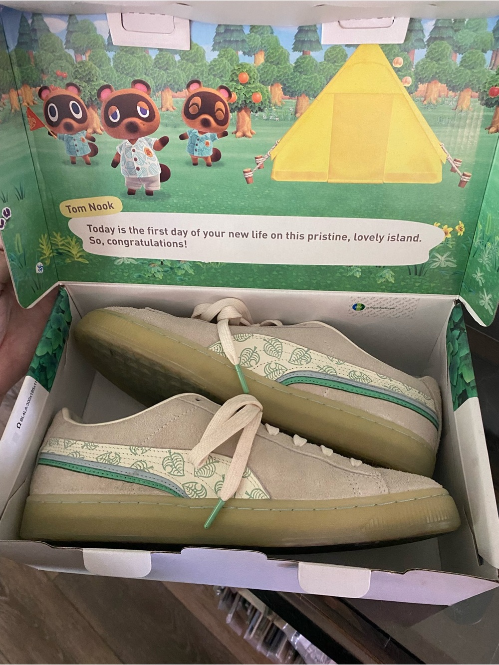 Animal Crossing Puma Sneakers Shoes Men’s Size 9, Like New, Worn Once